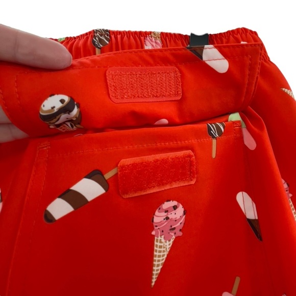NEW Rainforest Swim Trunks Novelty Popsicle Paradise Swim Shorts Red | Small - Picture 7 of 12